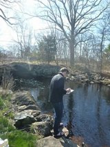Water quality sampling in the Palmer River Watershed