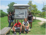 GWNO Green Team at Bayou Bienvenue for Social Science Day
