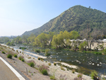 LA in the middle of transportation and pedestrian routes before