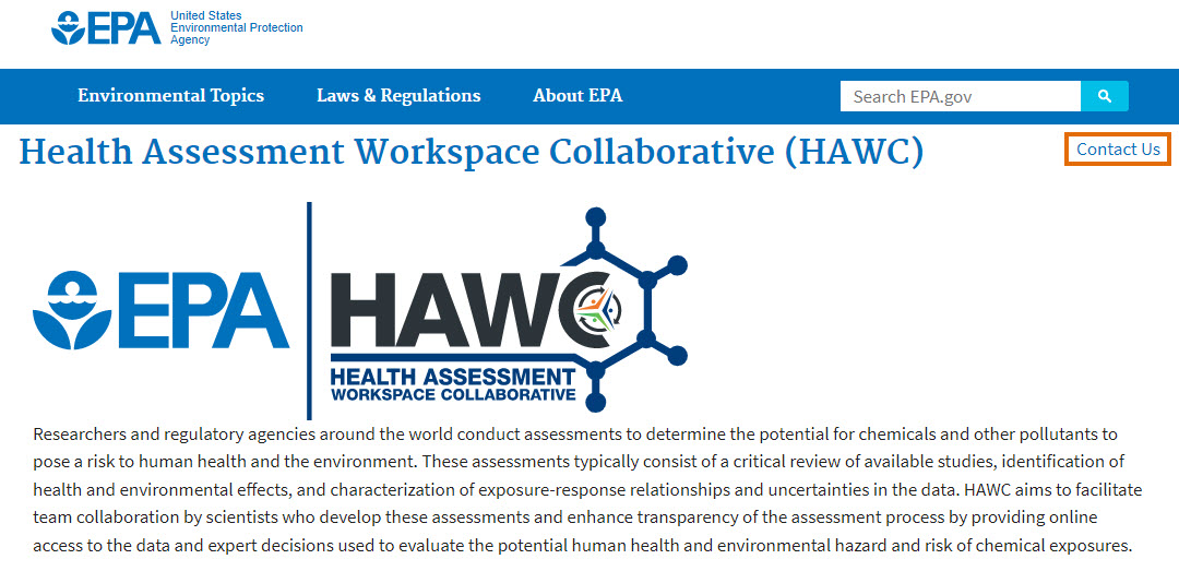 Click to contact the HAWC team for help
