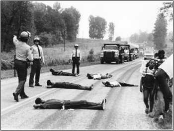 1982 Environmental Justice protests against dumping PCB contaminated soil in Warren County, North Carolina