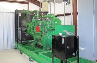 Photo of landfill gas-fired Waukesha engine in Montgomery County, Virginia