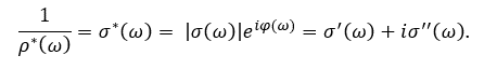 Formula for complex conductivity