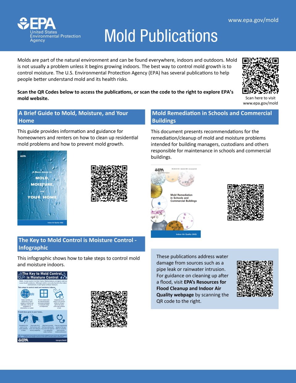 The Key to Mold Control is Moisture Control - Infographic