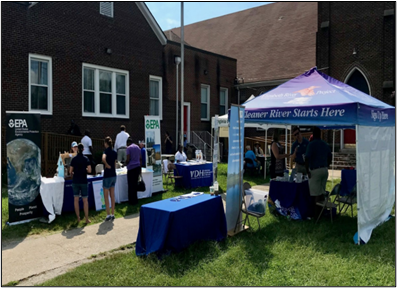 EPA provided on-site residential soil screenings during the Portsmouth Environmental Health Workshop at the Abex Corp. Superfund Site in Portsmouth, Virginia