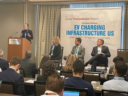 Lily speaking at the EV Charging Infrastructure US Conference