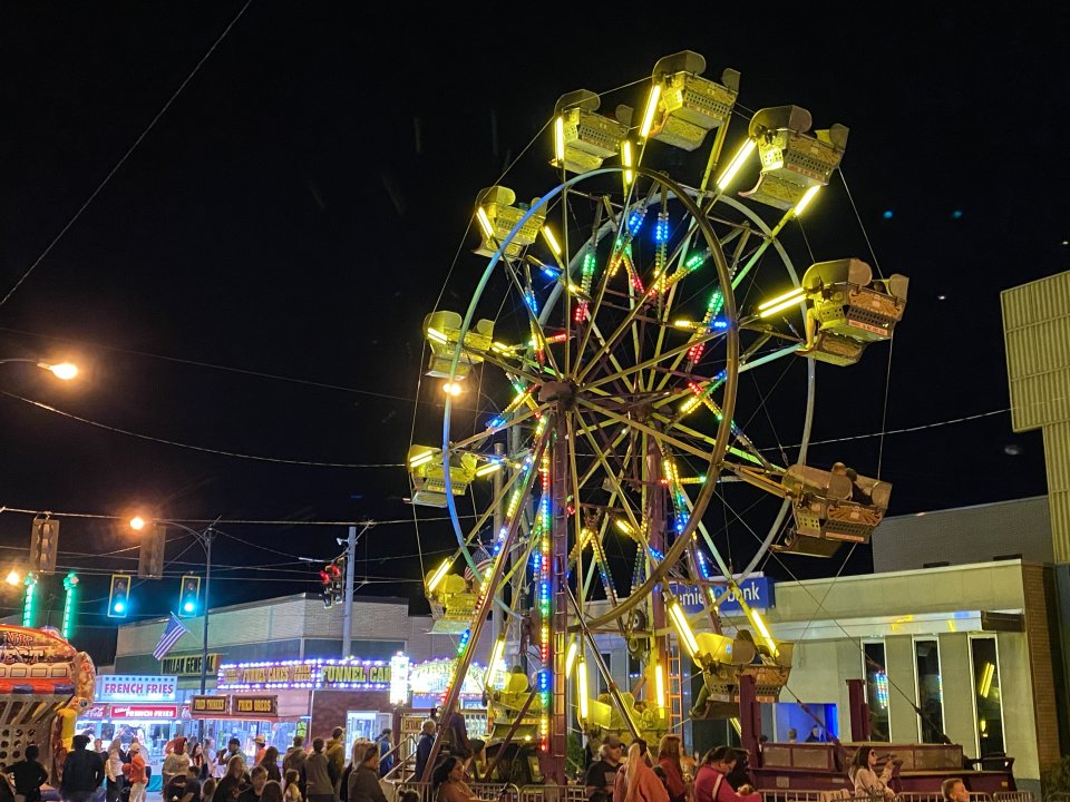 ferris wheel at East Palestine fair
