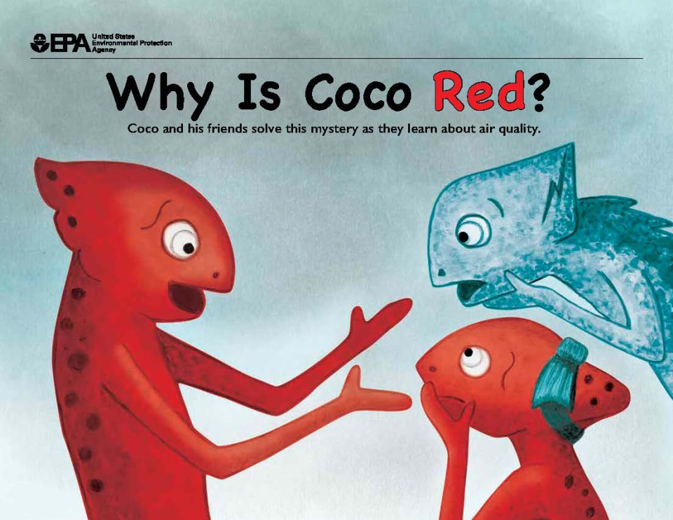 Front cover of the children's book Why is Coco Red?