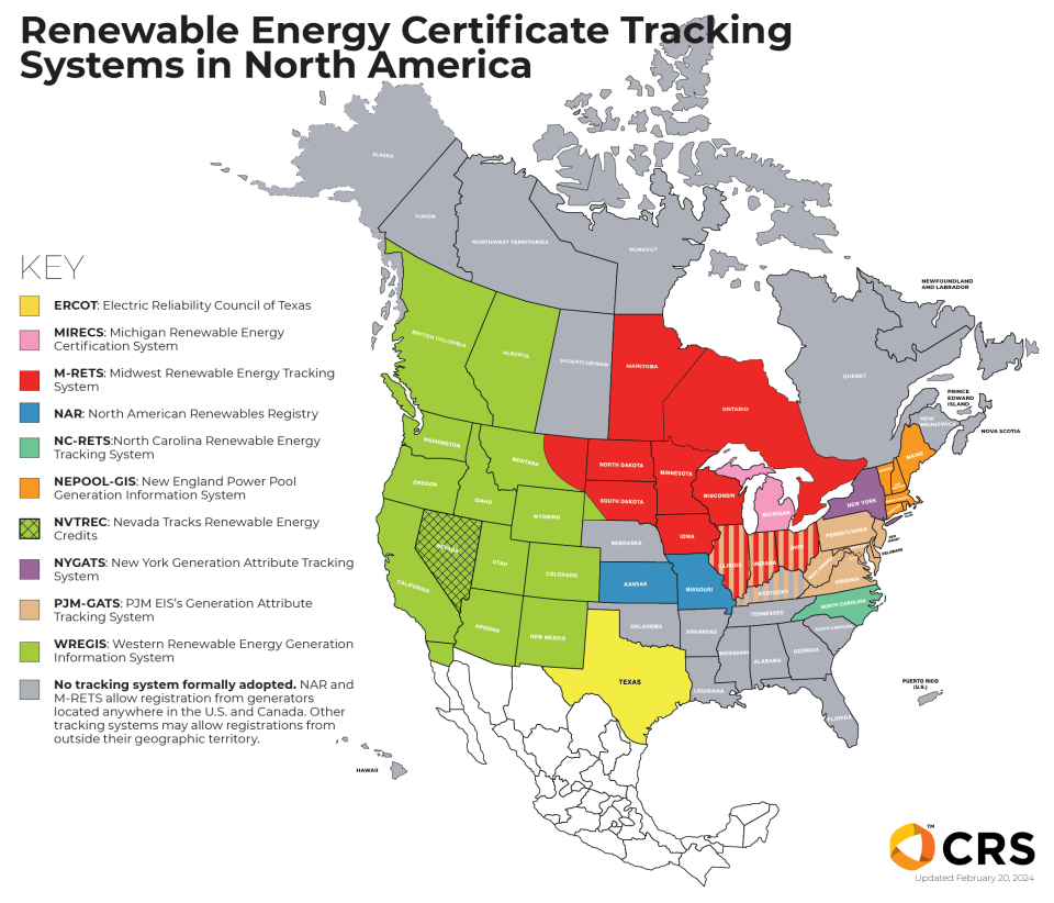 REC Tracking System Map