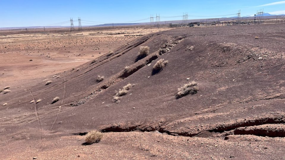 Desert Landscape showing EnPro Holdings Inc. A&B No. 2 Abandoned Mine Site