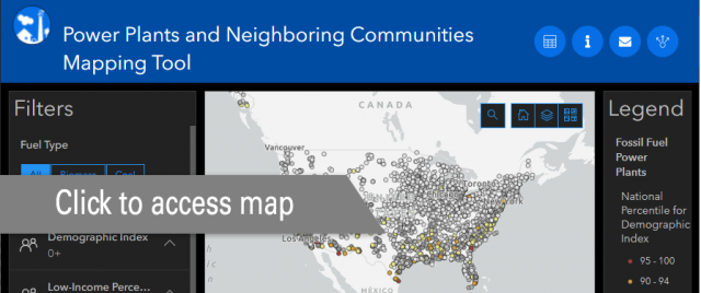 Power Plants and Neighboring Communities Mapping Tool