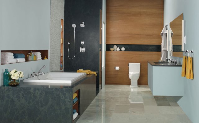 image of a modern home bathroom