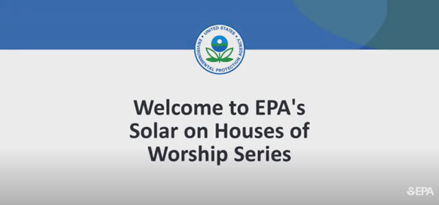 EPA's Solar on Houses of Worship