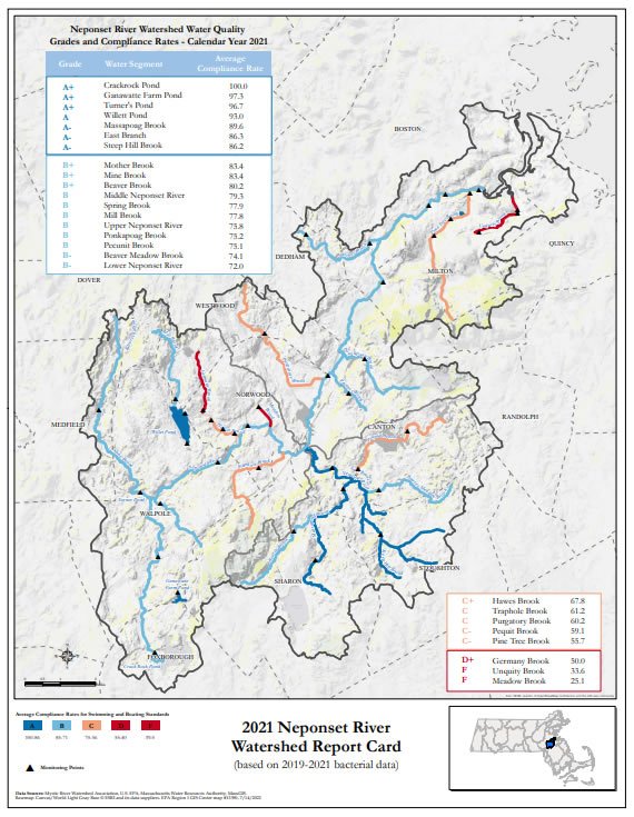 Neponset River Watershed Report Cards | US EPA