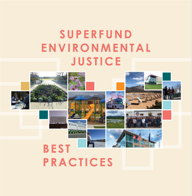 Cover of the Superfund Environmental Justice Best Practices report
