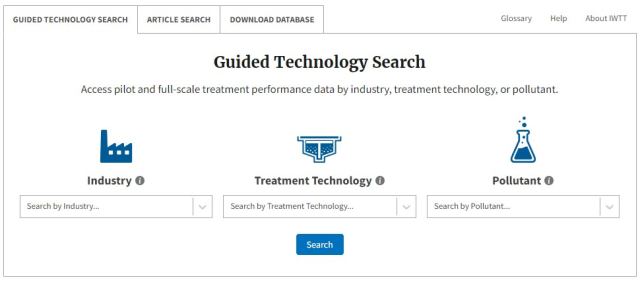 Image of IWTT search page