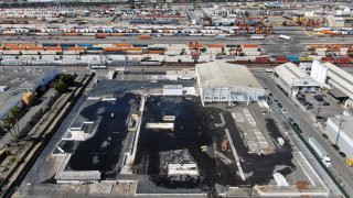 Aerial view of the Exide site 