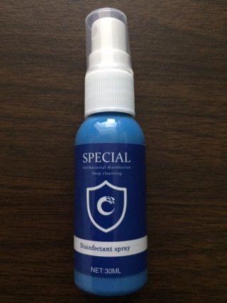 Example of the illegal spray products sold on Wish.