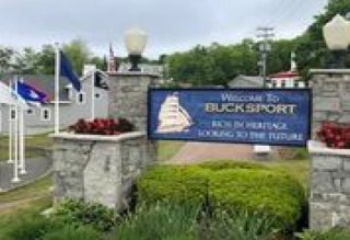 Welcome to Bucksport sign