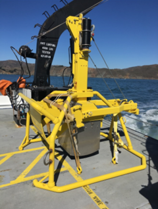 Box core sampler – for collecting sediment samples