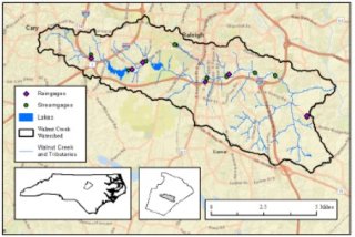 Walnut Creek watershed, Wake County, North Carolina