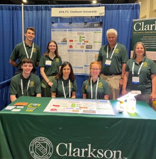Clarkson University team at P3 Expo