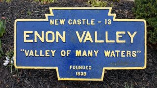 Enon Valley sign