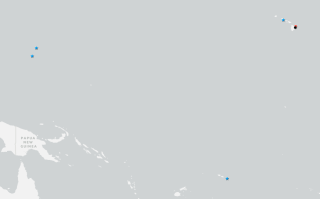 This is a screenshot of Hawaii, Guam, Northern Mariana Islands, and American Samoa from the recycling infrastructure grants map