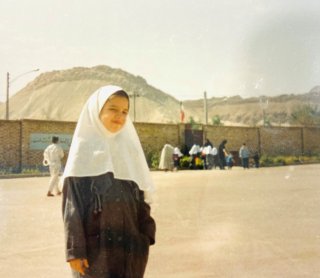 Sukayna Al-Aaraji as an elementary school student